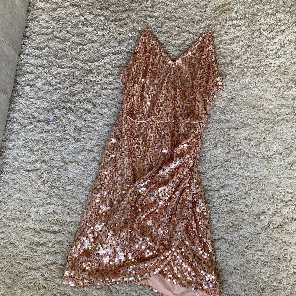 Pink Sequin Dress